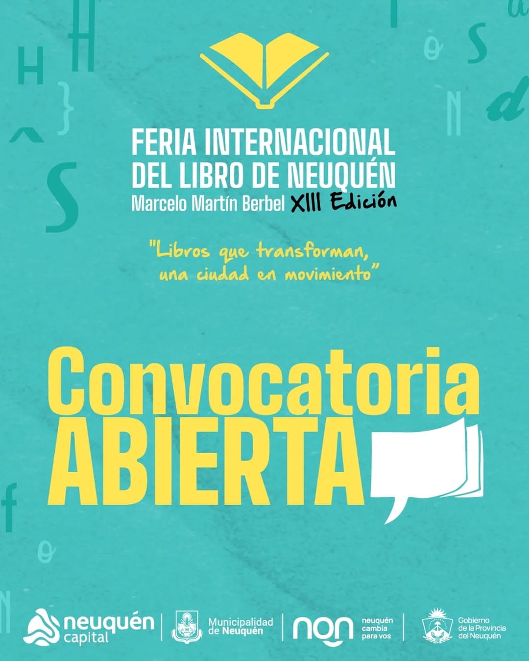 Feria Internacional del libro de Neuquén 2026