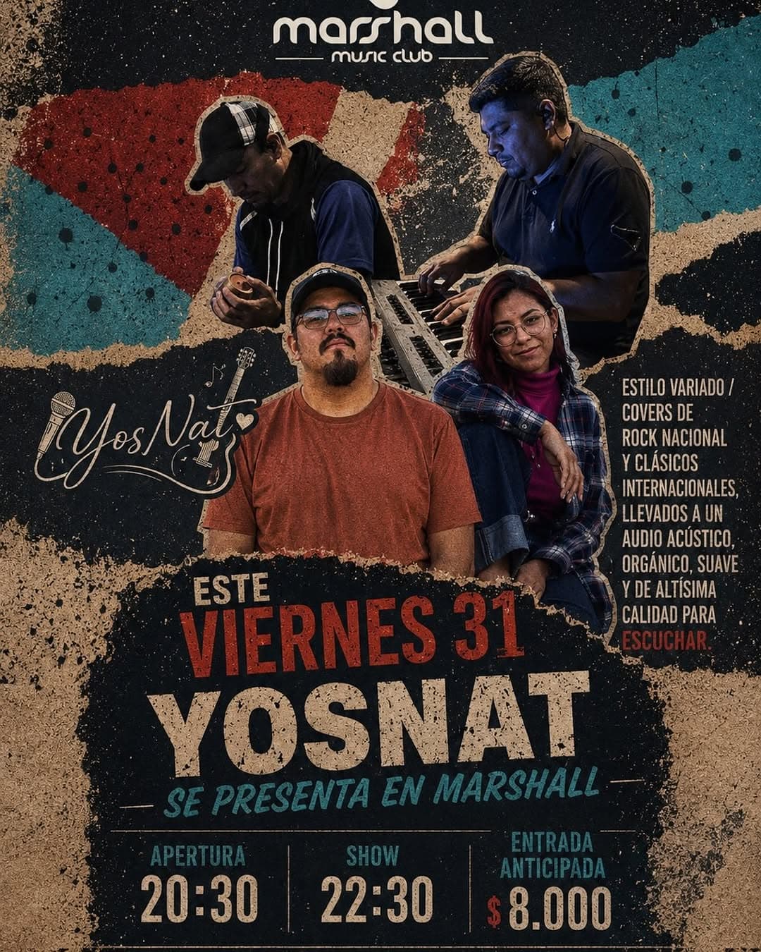 YosNat en Marshall Music club