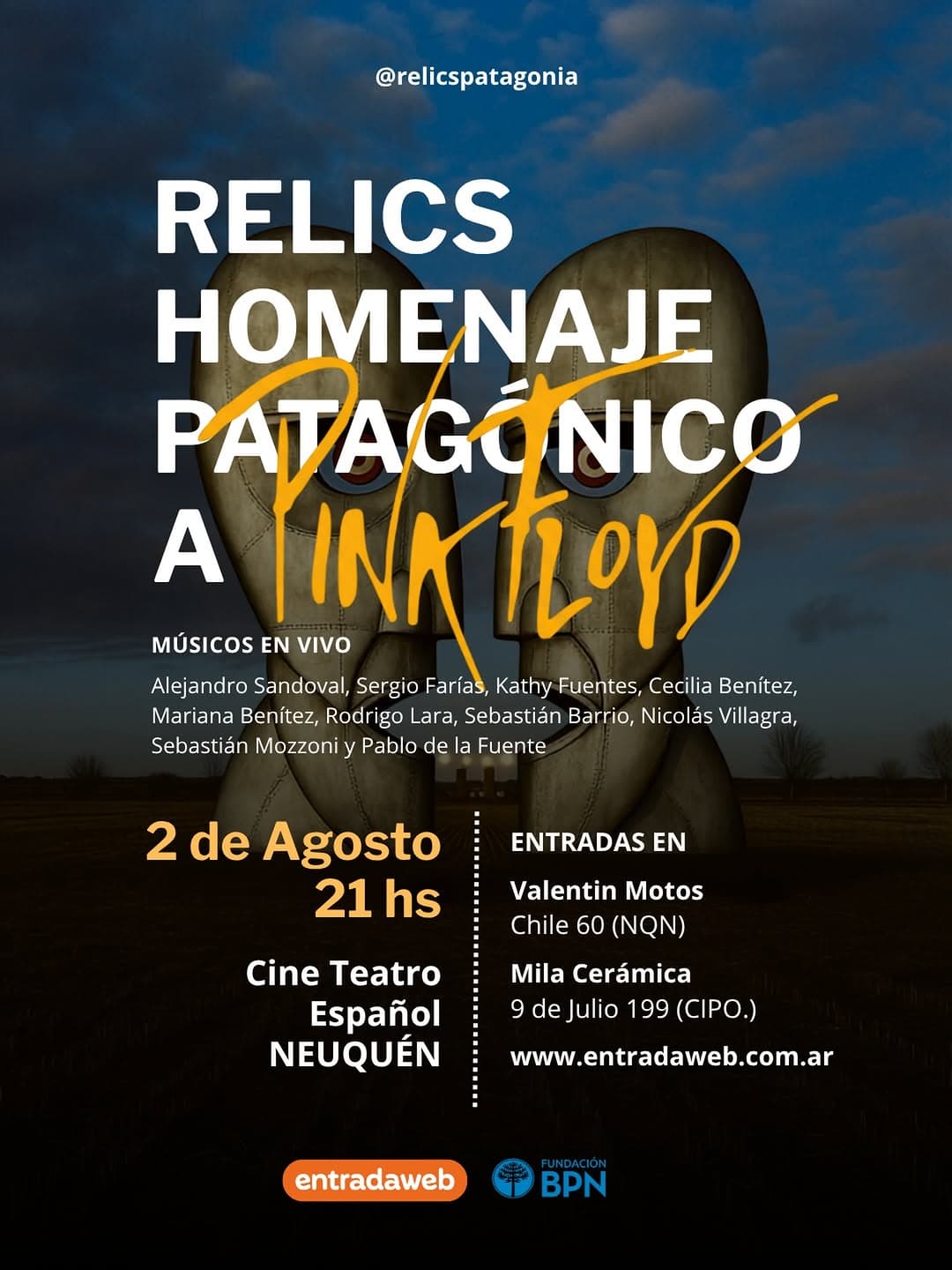 Relics: Homenaje patagónico a Pink Floyd