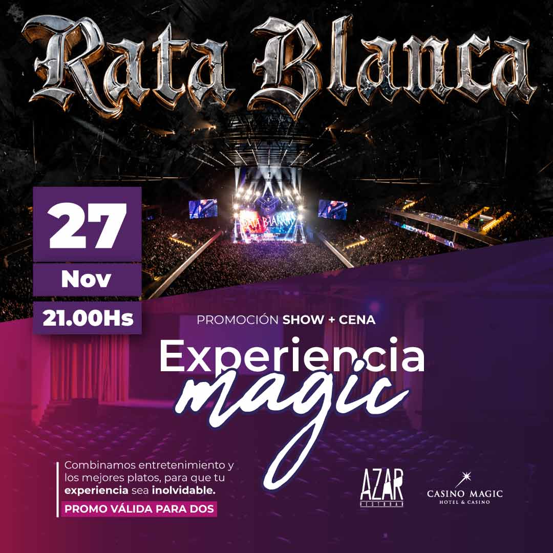 Rata Blanca + Cena para 2 personas