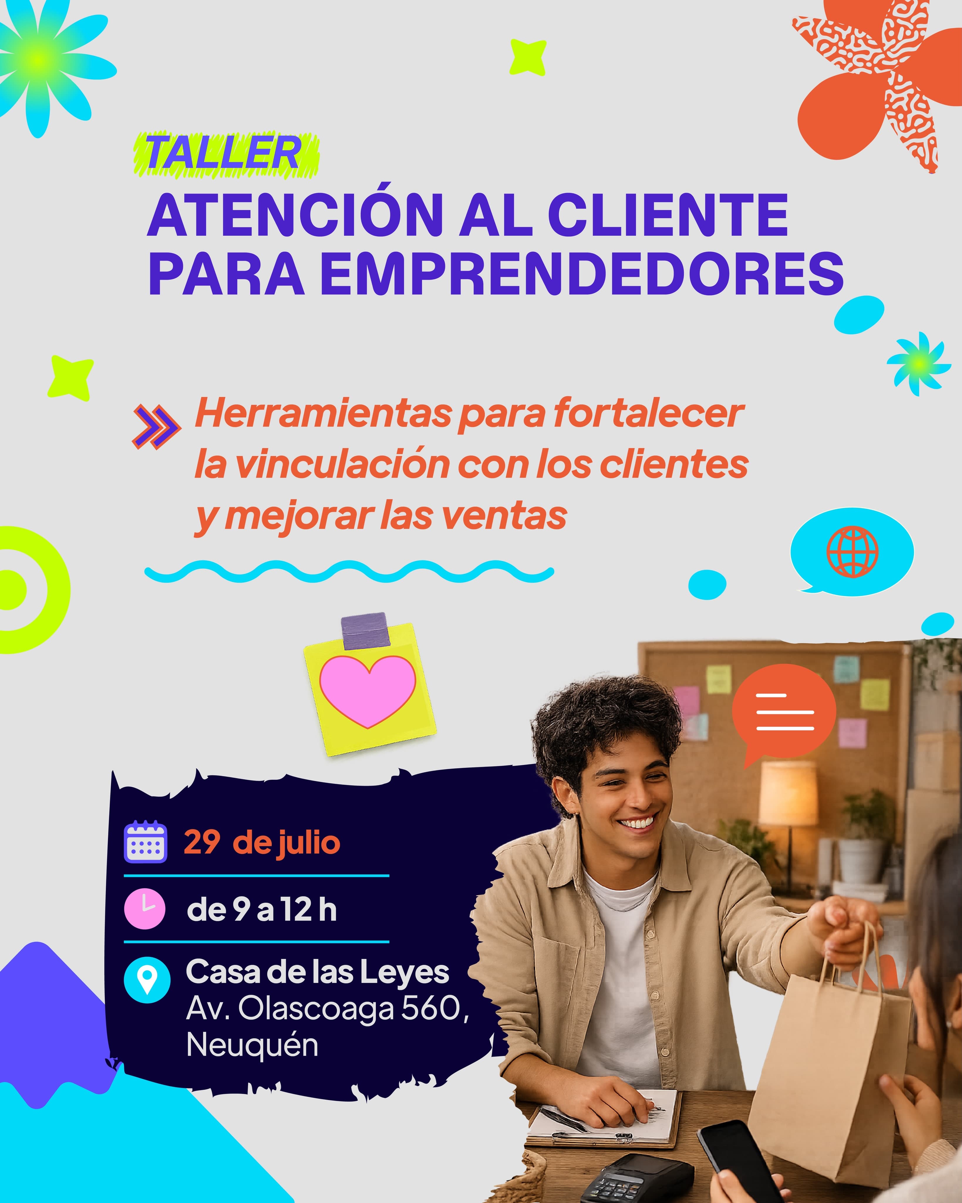 Taller: Atención al cliente para emprendedores