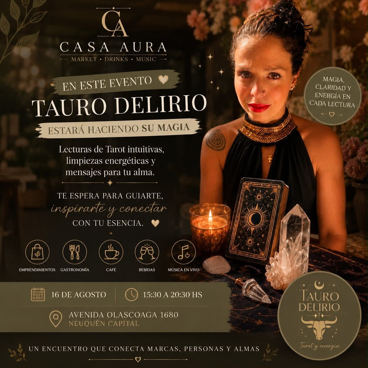 Tauro Delirio en Casa Aura