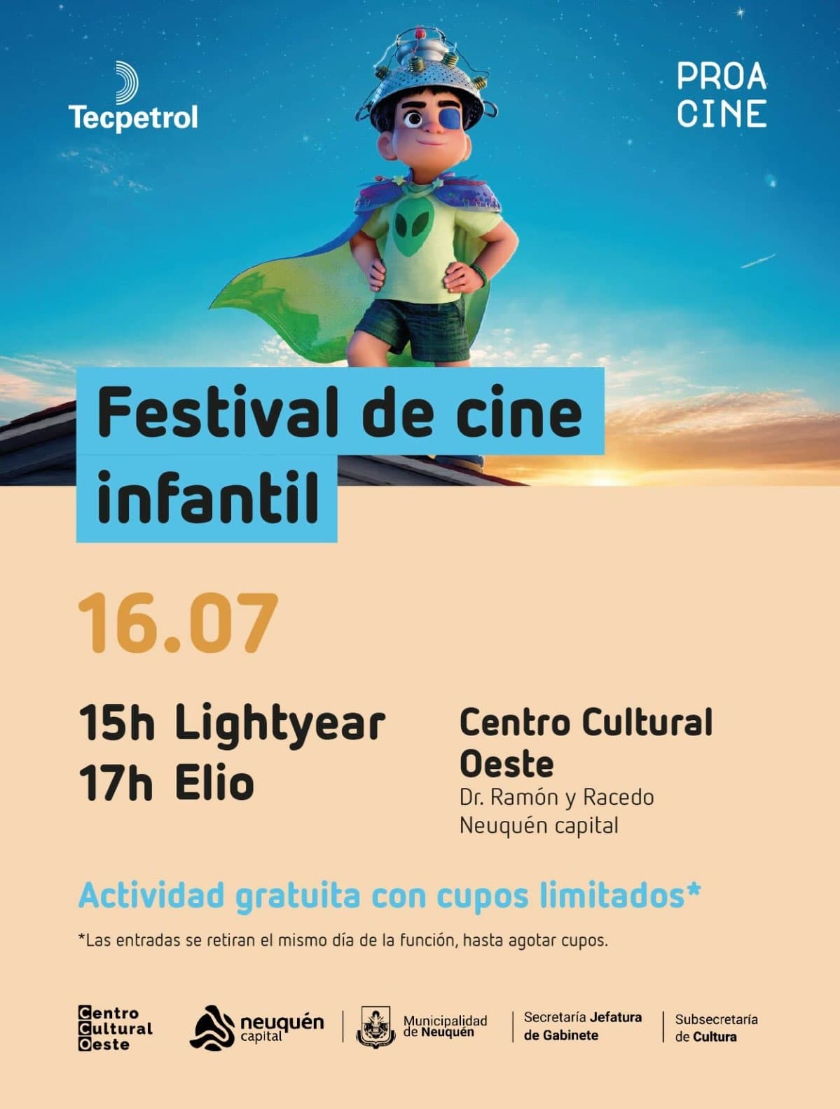 Proyección de Lightyear