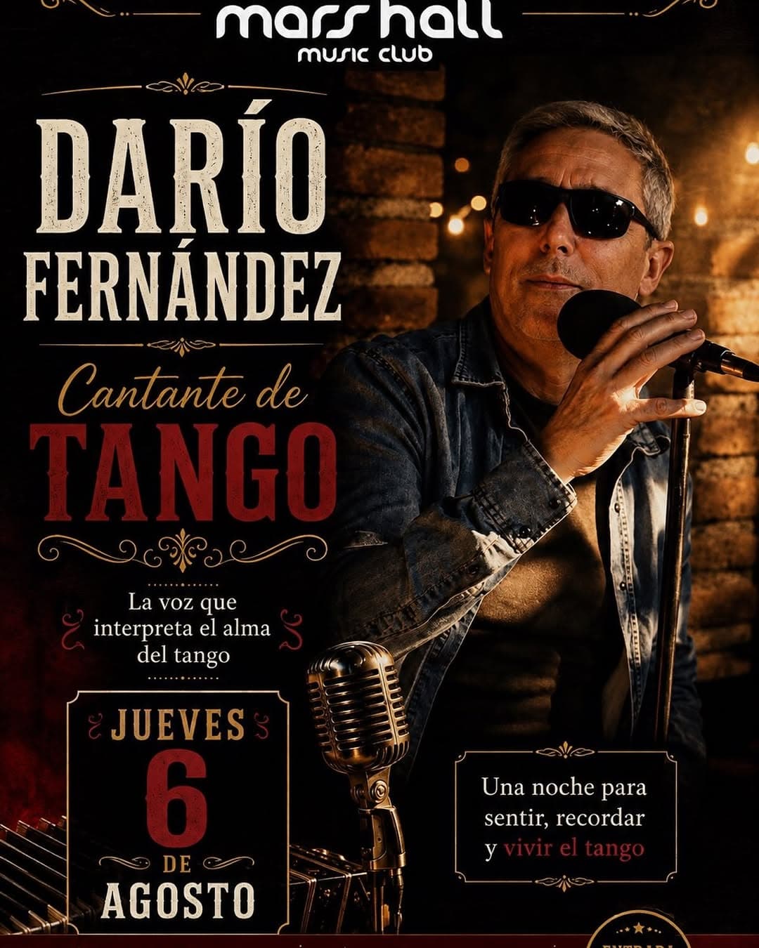 Darío Fernández - Cantante de tango