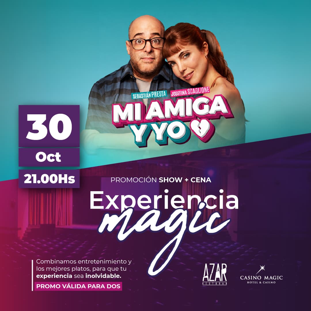 Mi Amiga y Yo + cena para 2 personas