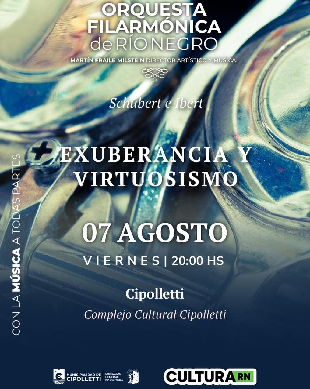 Exuberancia y virtuosismo: Orquesta Filarmónica de Río Negro