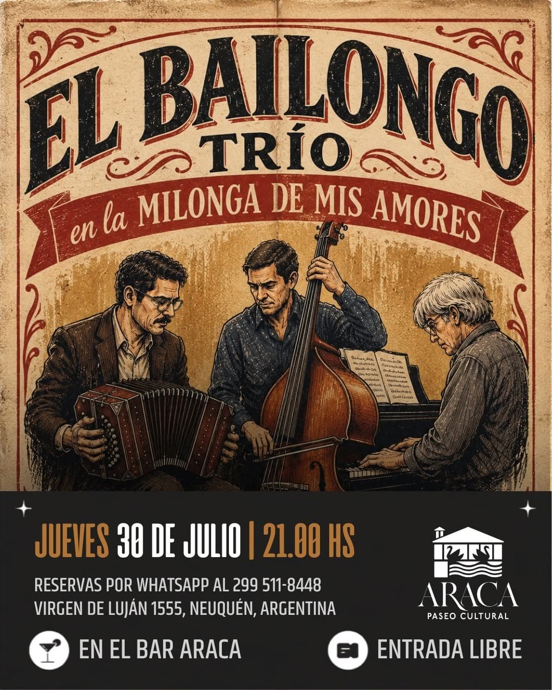 La Milonga de Mis Amores: el Bailongo Trío