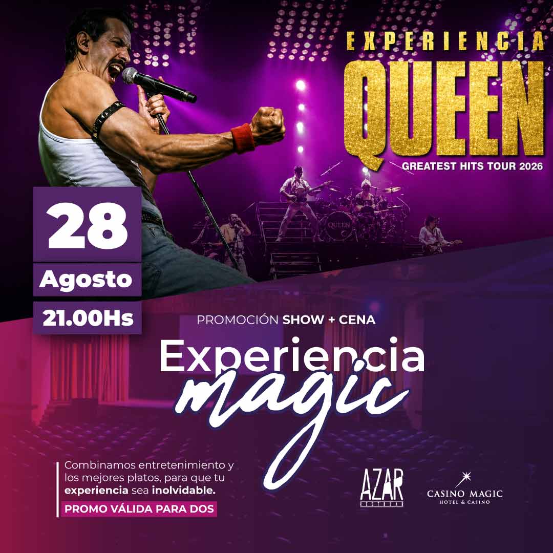 Experiencia Queen + Cena para 2 personas
