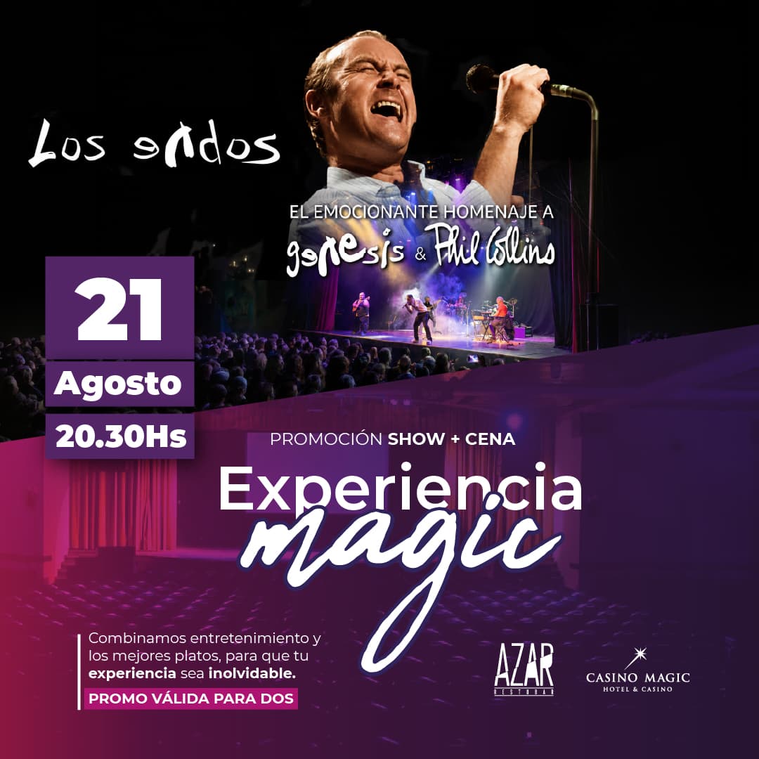 Los Endos "Homenaje a Genesis & Phill Collins" + Cena para 2 personas
