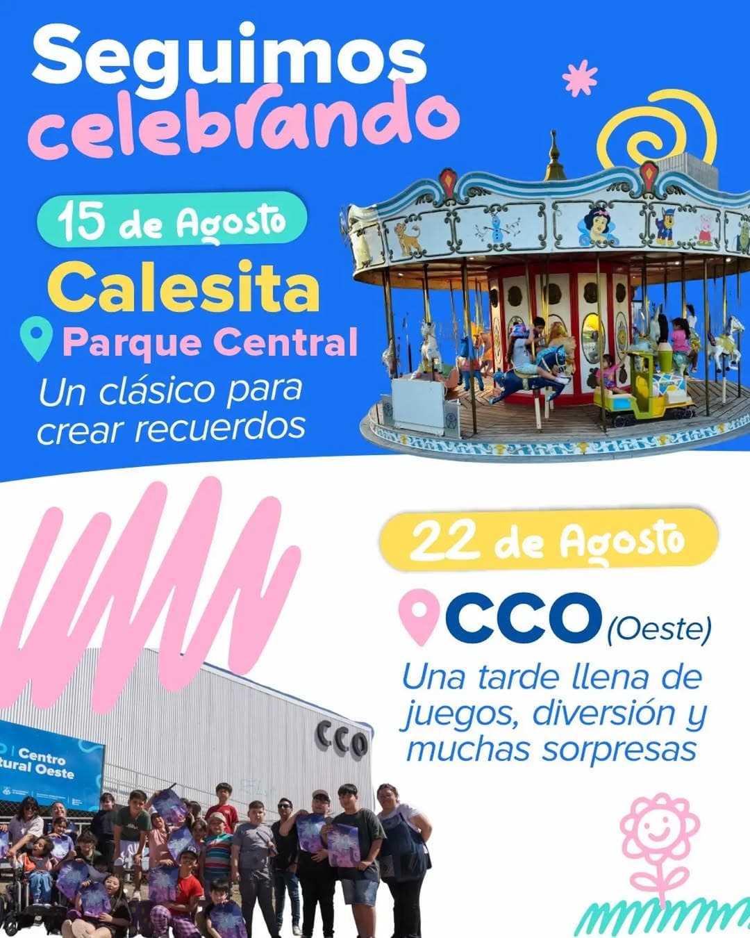 Calesita en el Parque Central