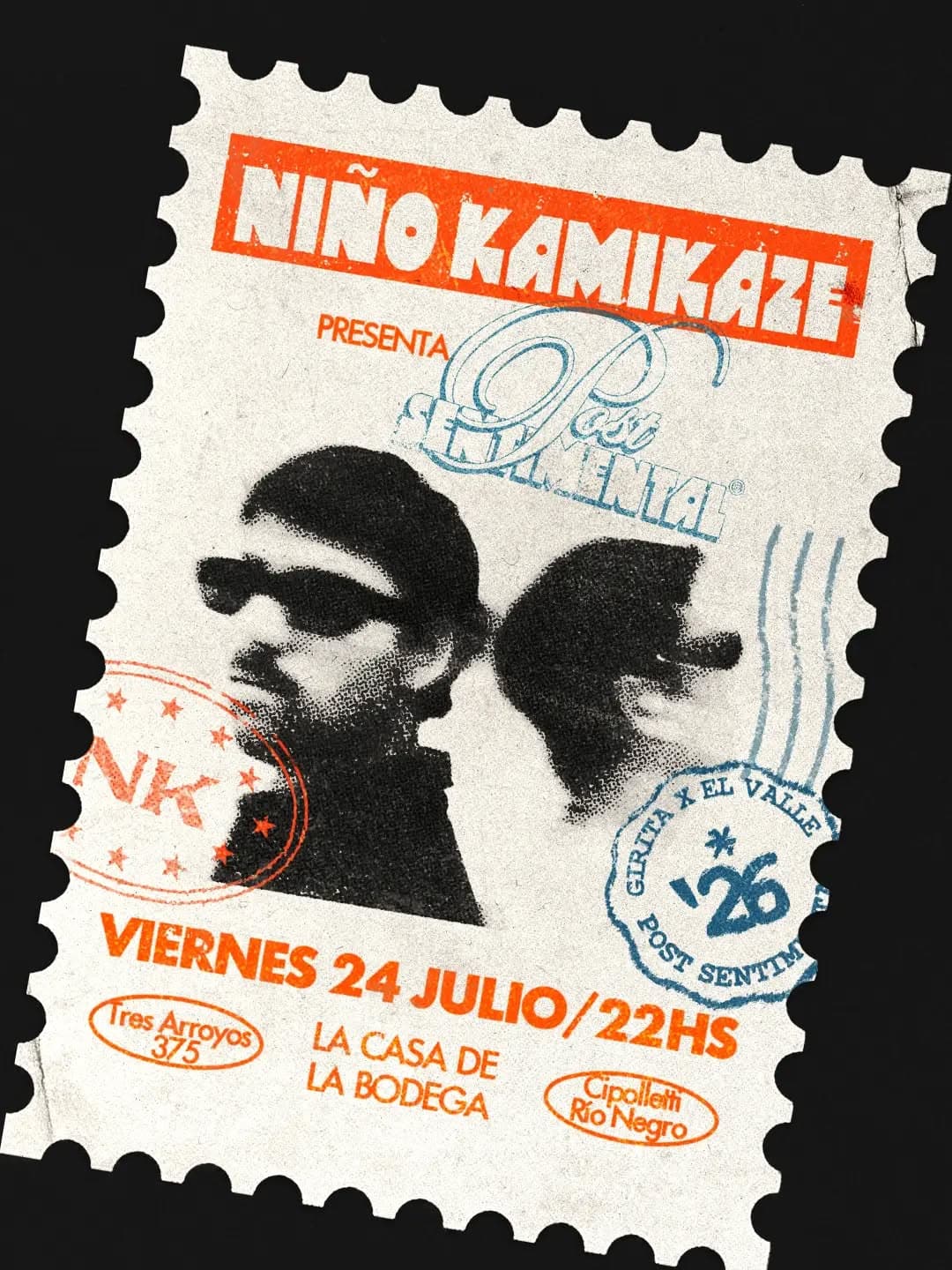 Niño Kamikaze presenta Post sentimental