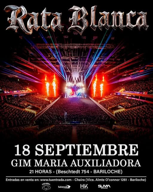 Rata Blanca en Bariloche