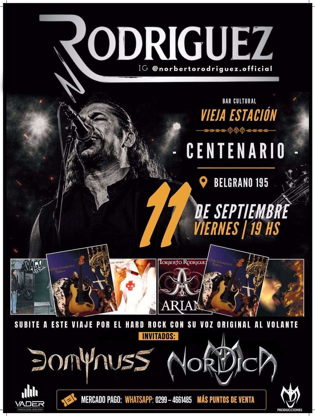 Norberto Rodríguez en Centenario