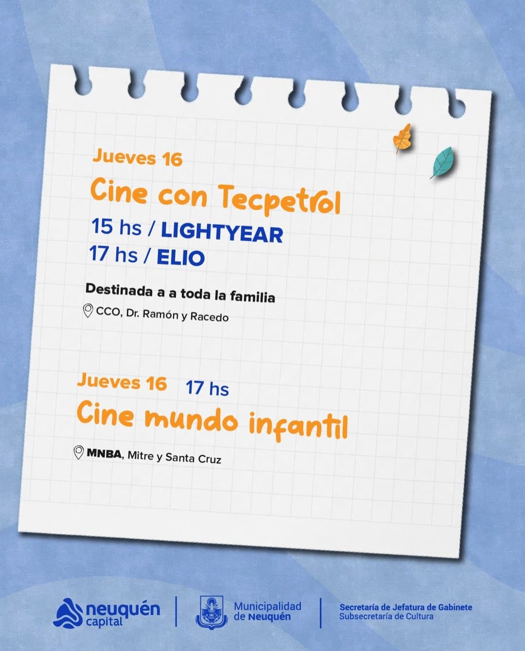 Cine con Tecpetrol