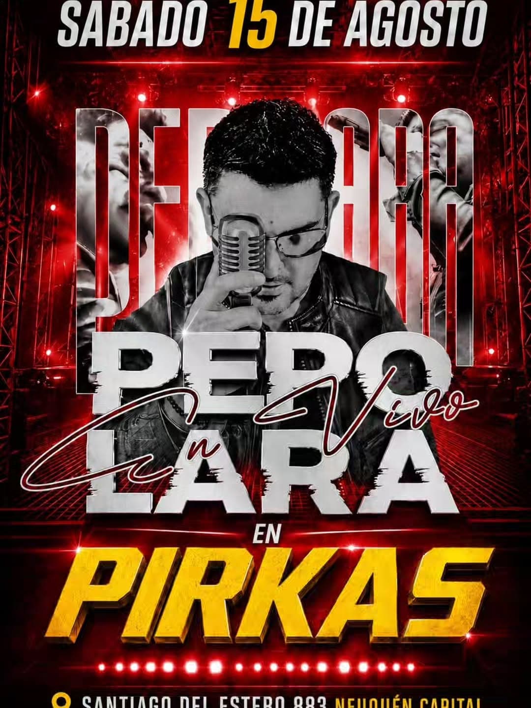 Pepo Lara en vivo