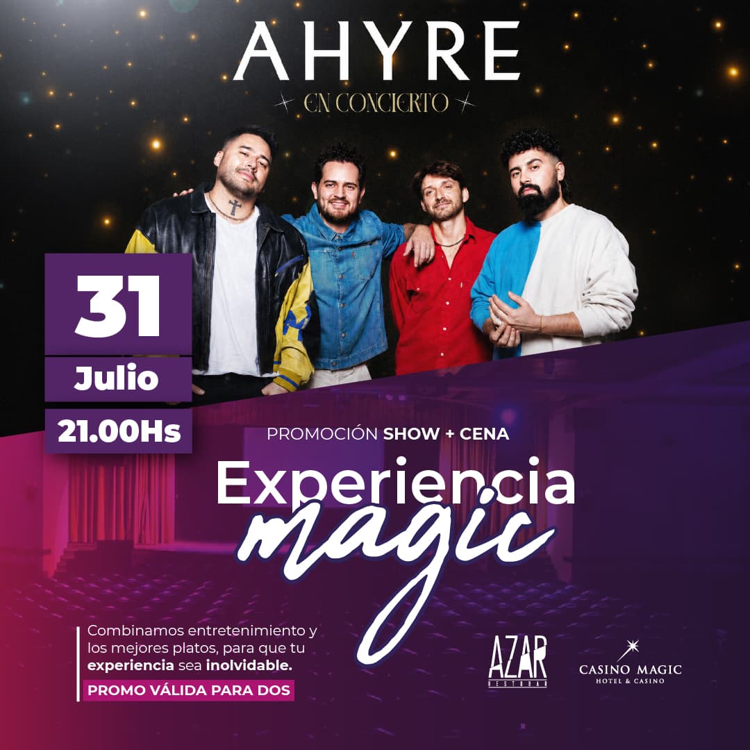 Ahyre + Cena para 2 personas