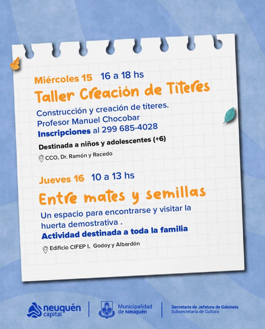 Entre mates y semillas